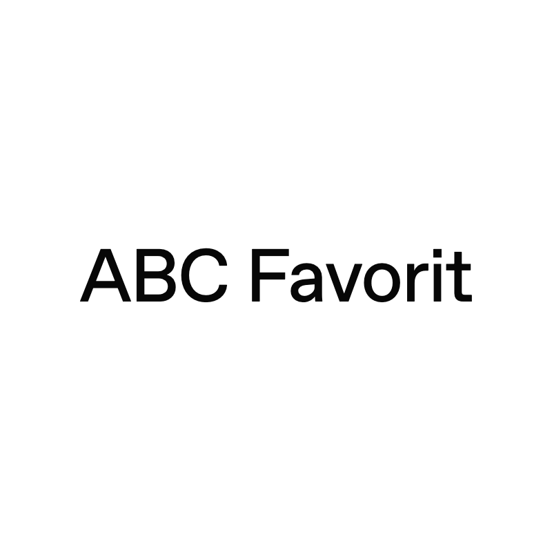 ABC Favorit specimen